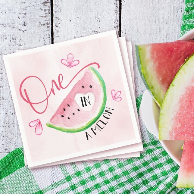 Guardanapo De Papel Um em Melon Birthday Melmelon (Criador carregado)