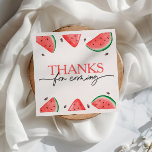 Guardanapo De Papel Um Em Um Aniversário De Melancia De primeiro anive