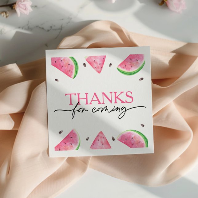 Guardanapo De Papel Um Em Um Aniversário De Melancia De primeiro anive (Criador carregado)