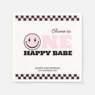 Guardanapo De Papel Um Feliz Aniversário da Bebê