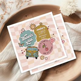 Guardanapo De Papel Um Groovy Babe Daisy Retro Party