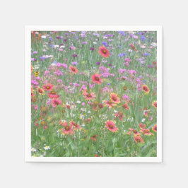 Guardanapo De Papel "Um Jardim de Flores Selvagens!"