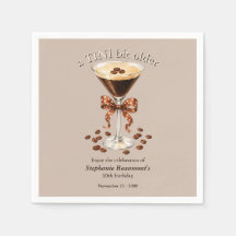 Um Martini Espresso Um Pouco Mais Velho Castanho A