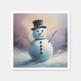 Guardanapo De Papel Um Napkins Snowy Daydrey