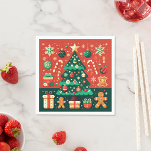 Guardanapo De Papel Um Natal Muito Feliz