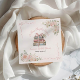 Guardanapo De Papel Um Novo Capítulo Começa Chá de Panela