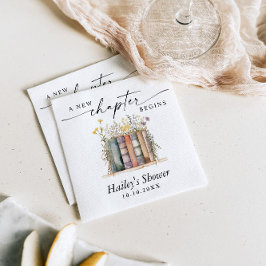 Guardanapo De Papel Um Novo Capítulo Começa, Chuveiro de Noiva Tema Li