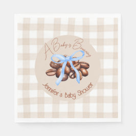 Guardanapo De Papel Um Pequeno Bean está se preparando