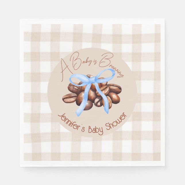 Guardanapo De Papel Um Pequeno Bean está se preparando (Frente)