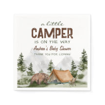 Um pequeno Camper está no Way Baby Boy Chá