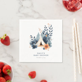 Guardanapo De Papel Um Pequeno Chá de fraldas da Floresta de Campanha