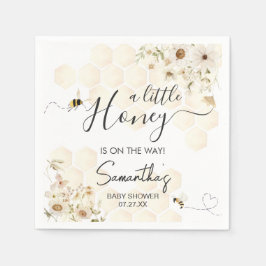 Guardanapo De Papel Um Pequeno Chá de fraldas De Abelhas De Mel