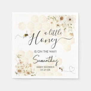 Guardanapo De Papel Um Pequeno Chá de fraldas De Abelhas De Mel