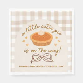 Guardanapo De Papel Um pequeno Cutie Pie está a caminho