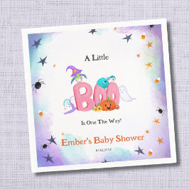 Guardanapo De Papel Um Pequeno Fantasma Boo, Chá de fraldas de Hallowe