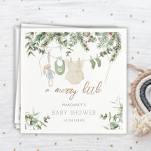 Um Pequeno Natal | Chá de Bebê de Inverno Boho Gir