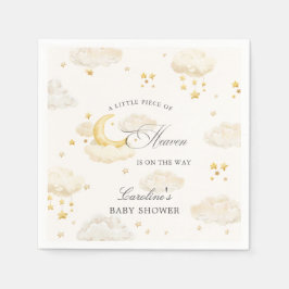 Guardanapo De Papel Um Pequeno Pedaço Do Céu Chuvinha De Amor Baby Sho