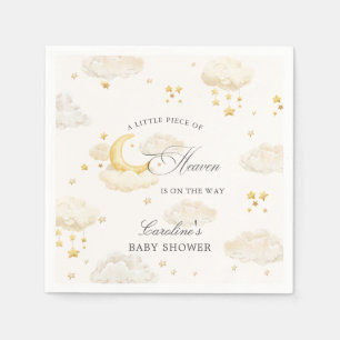 Guardanapo De Papel Um Pequeno Pedaço Do Céu Chuvinha De Amor Baby Sho