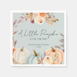 Guardanapo De Papel Um Pequeno Pumpkin está no caminho do Chá de frald