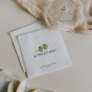 Guardanapo De Papel Um Pouco Mais Velha Aniversário Temático de Mart