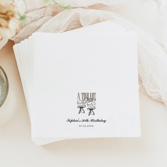 Guardanapo De Papel Um Tini Bit Antigo Espresso Martini Aniversário Na (Criador carregado)