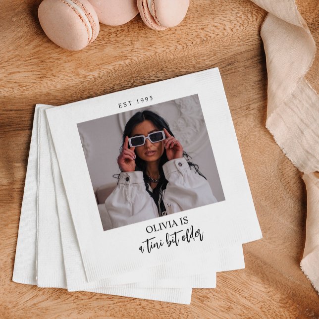 Guardanapo De Papel Um Tini Bit Antigo Martini Themed Photo Party (Criador carregado)