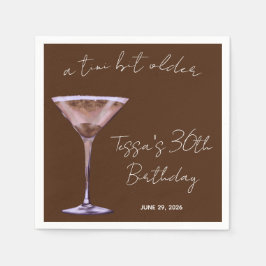Guardanapo De Papel Um Tini Um Pouco Mais Velho Chocolate Martini Fest