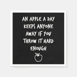 Guardanapo De Papel Uma Apple A Day