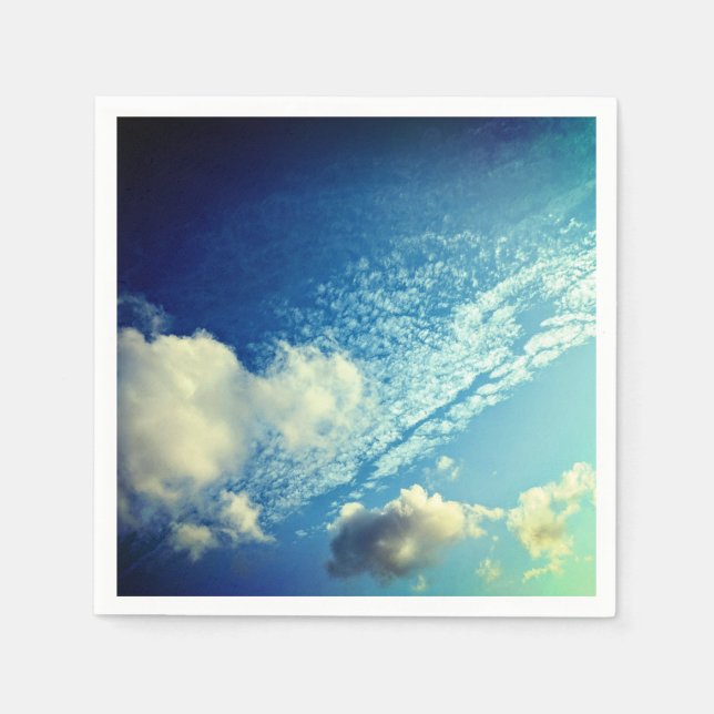 Guardanapo De Papel Uma aspersão de nuvens (Frente)