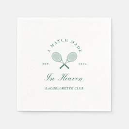 Guardanapo De Papel Uma Correspondência Feita na Bachelorette do Céu