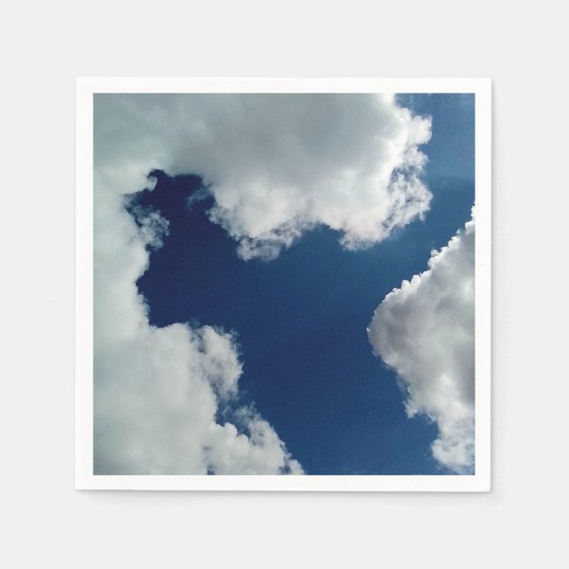 Guardanapo De Papel Uma curva nas nuvens (Frente)