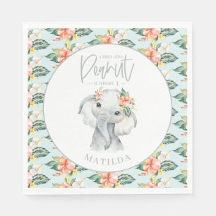 Guardanapo De Papel uma doce festa de aniversário de elefante de amend