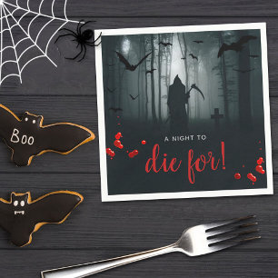Guardanapo De Papel Uma Noite Para Morrer!Festa de Halloween