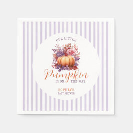 Guardanapo De Papel Uma Pequena Abóbora Está A Caminho Do Chá de frald