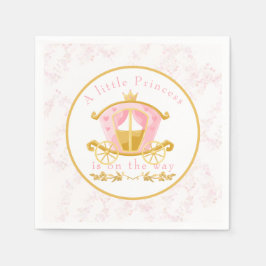 Guardanapo De Papel Uma pequena princesa está a caminho do convite