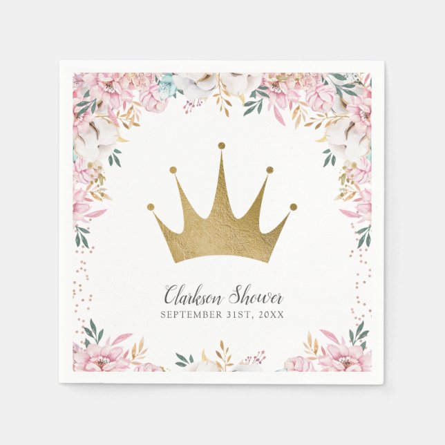 Guardanapo De Papel Uma Princesa Pequena (Frente)