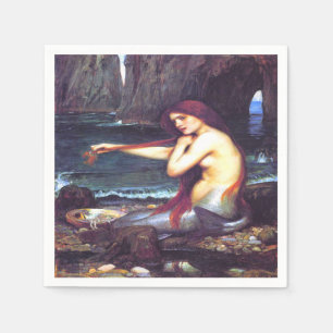 Guardanapo De Papel Uma Sereia John William Waterhouse