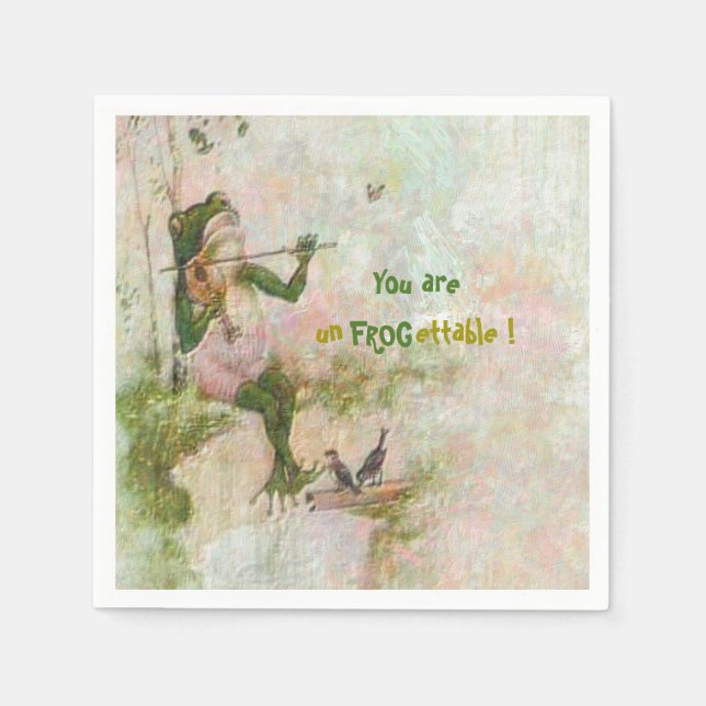 Guardanapo De Papel Un Frogettable (Frente)