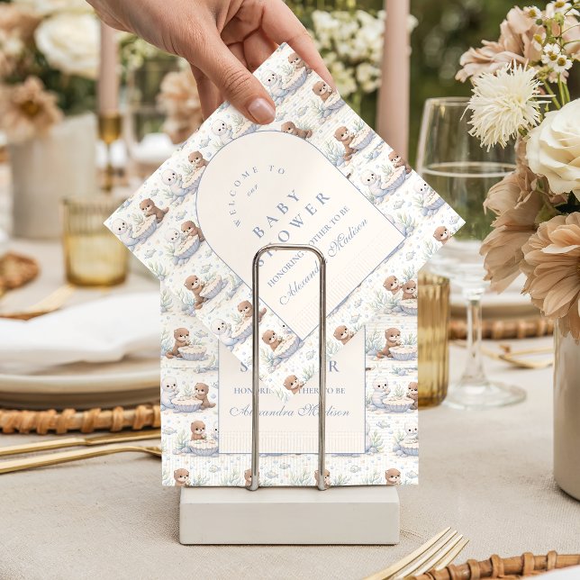 Guardanapo De Papel Underwater Sea Creatures Baby Shower (Criador carregado)