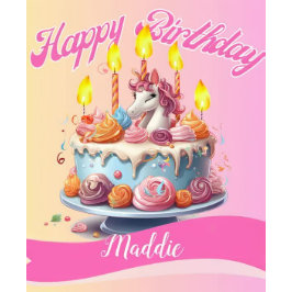 Guardanapo De Papel Unicorn 5 Birthday Napkins