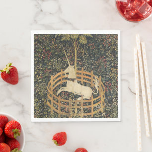 Guardanapo De Papel Unicorn Tapestries Tapeçaria Clássica