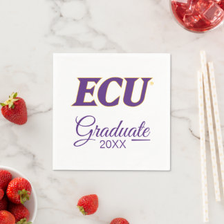 Guardanapo De Papel Universidade da Carolina do Leste | Logotipo ECU