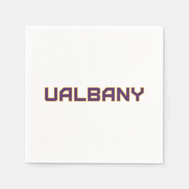 Guardanapo De Papel Universidade de Albany Wordmark (Frente)