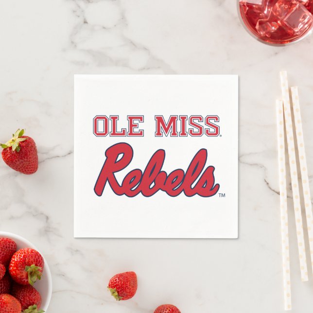 Guardanapo De Papel Universidade do Mississippi | Ole Miss Rebels (Insitu)