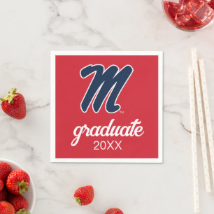 Guardanapo De Papel Universidade do Mississippi Script M