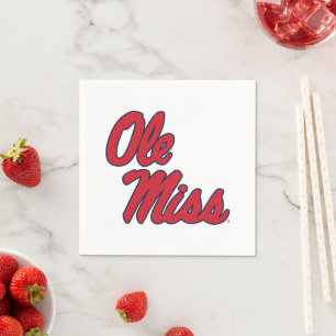 Guardanapo De Papel Universidade do Mississippi Script Ole Miss