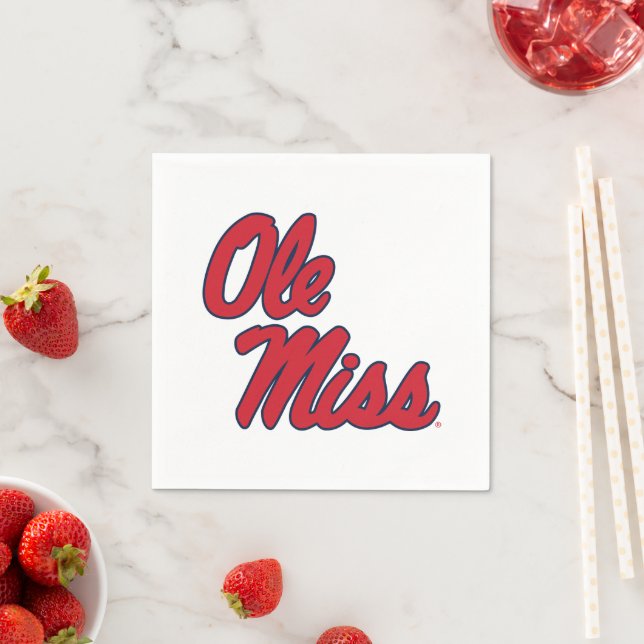 Guardanapo De Papel Universidade do Mississippi | Script Ole Miss (Insitu)