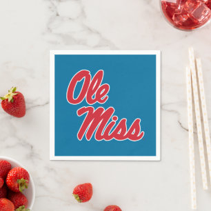 Guardanapo De Papel Universidade do Mississippi Script Ole Miss