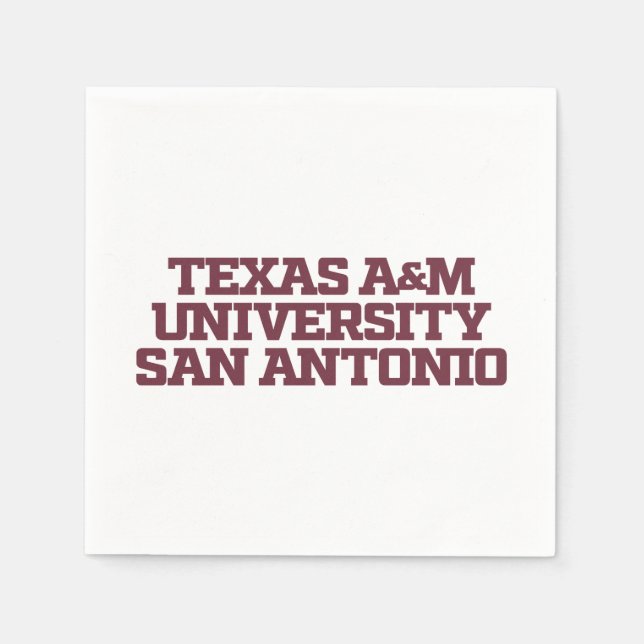 Guardanapo De Papel Universidade do Texas A&M - San Antonio (Frente)