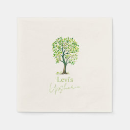Guardanapo De Papel Upsherin Upsherin, sofisticada árvore de aquarelas